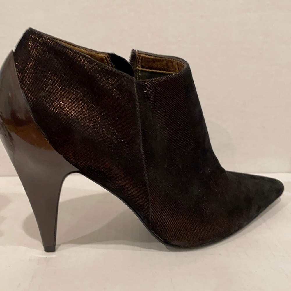 Genuine leather fancy booties by Nina size 7